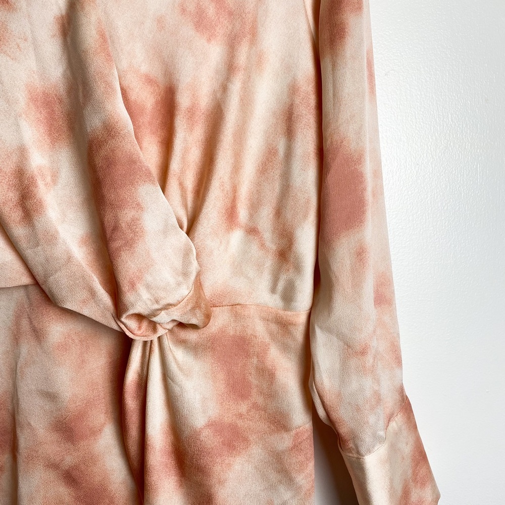 Vince Camuto Blush Pink Tie-Waist Blouse - Picture 5 of 6